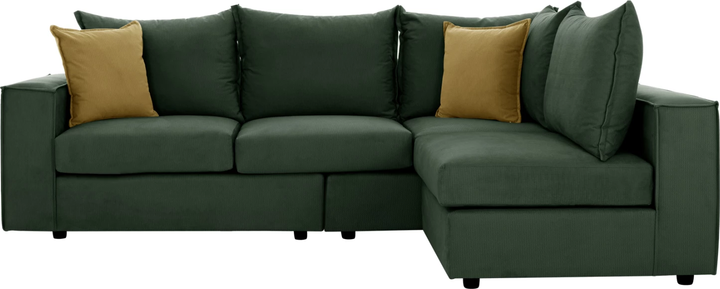 Kotna sedežna garnitura MONZA FH3256.17 zamenljiva zelena 265x195x98