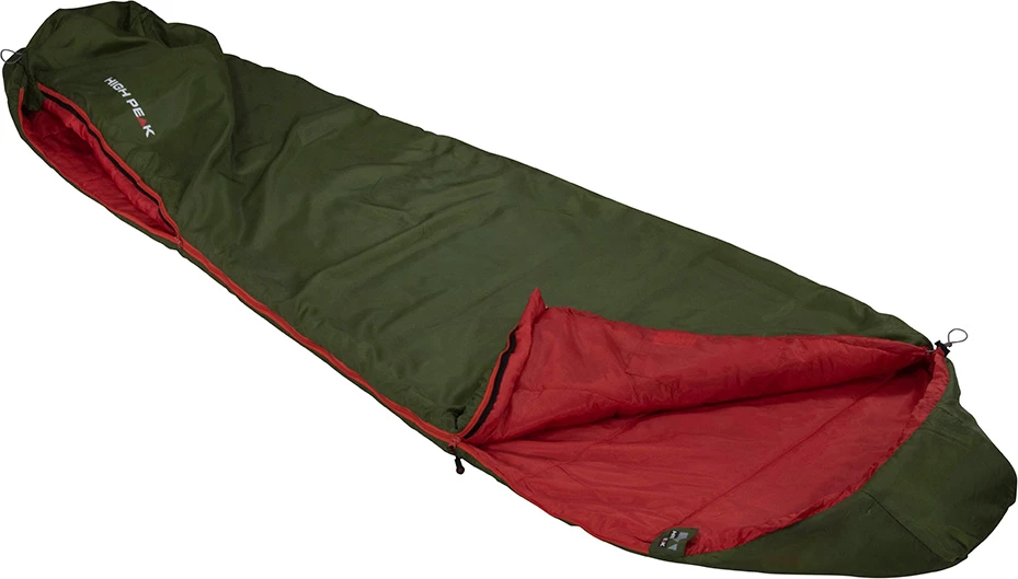 Spalna vreča High Peak Lite Pak 1200, zelena-rdeča