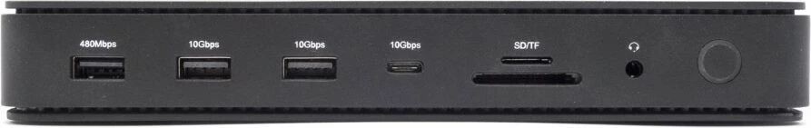 Docking postaja Thunderbolt 4 Dual DisplayPort PRO, 92W, 2xDP, 2xThunderbolt 4, 3,5 mm, Ethernet, črna