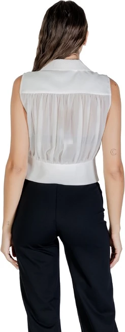 Elegantna ženska majica brez rokavov Morgan De Toi, bela