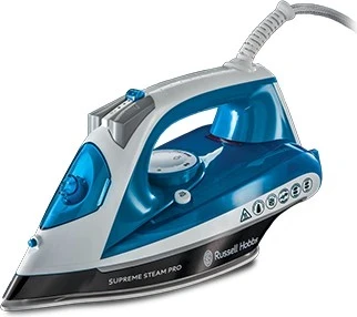 Parni likalnik Supreme Steam Pro Russell Hobbs 23971-56, bel/moder