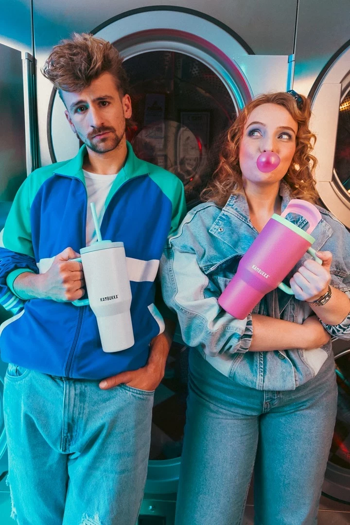 Termos Kambukka Rio Tumbler 950 ml, Frosty Coconut, moder