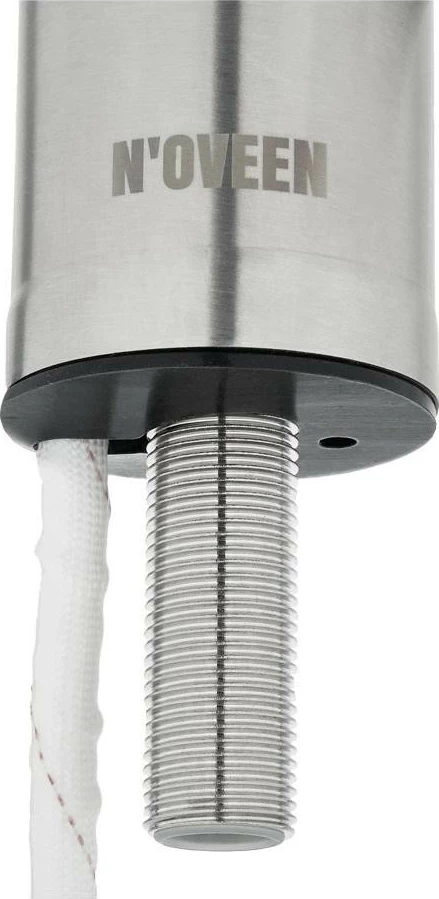 Električna pipa za vodo N'OVEEN IWH960, LED zaslon, inox, IPX4, srebrna