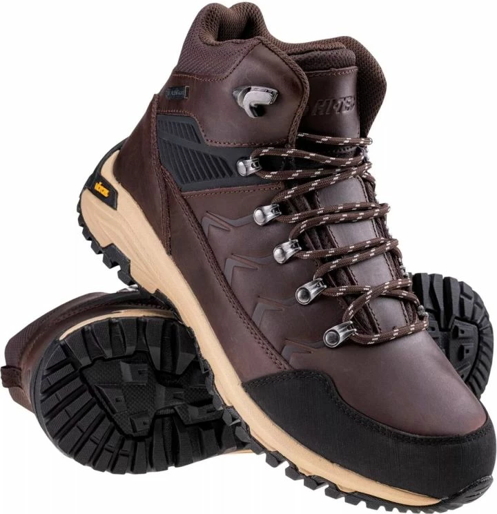 Trekking škornji Hi-Tec za moške, rjava
