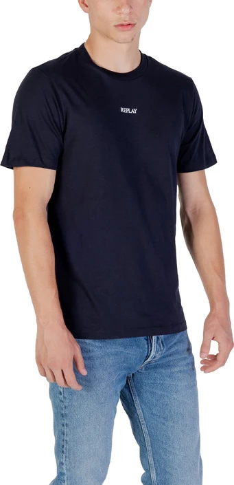 Majica za moške, modra Replay