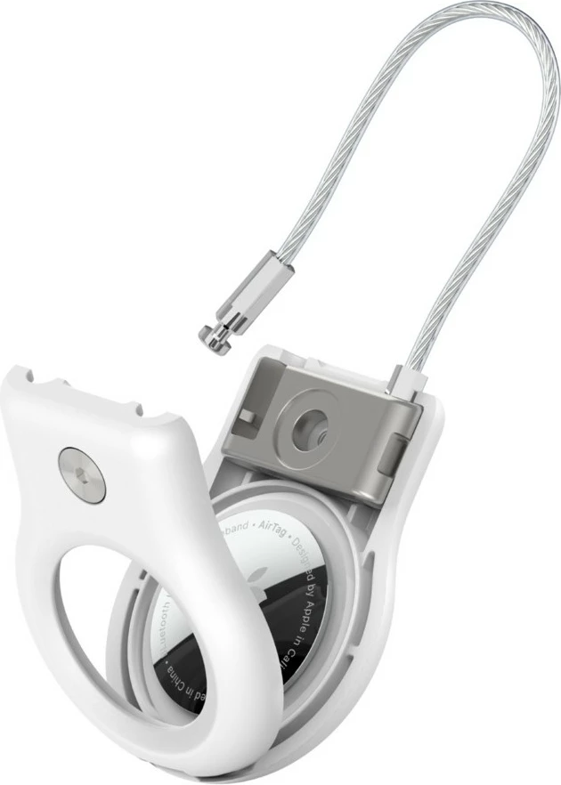Ovitek za AirTag Belkin MSC009btWH, odporen na praskanje, bel