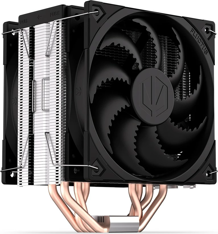 Hladilnik procesorja, Endorfy Fera 5 Dual Fan, EY3A006, 2 ventilatorja, 12 cm, za socket Intel/AMD, črn