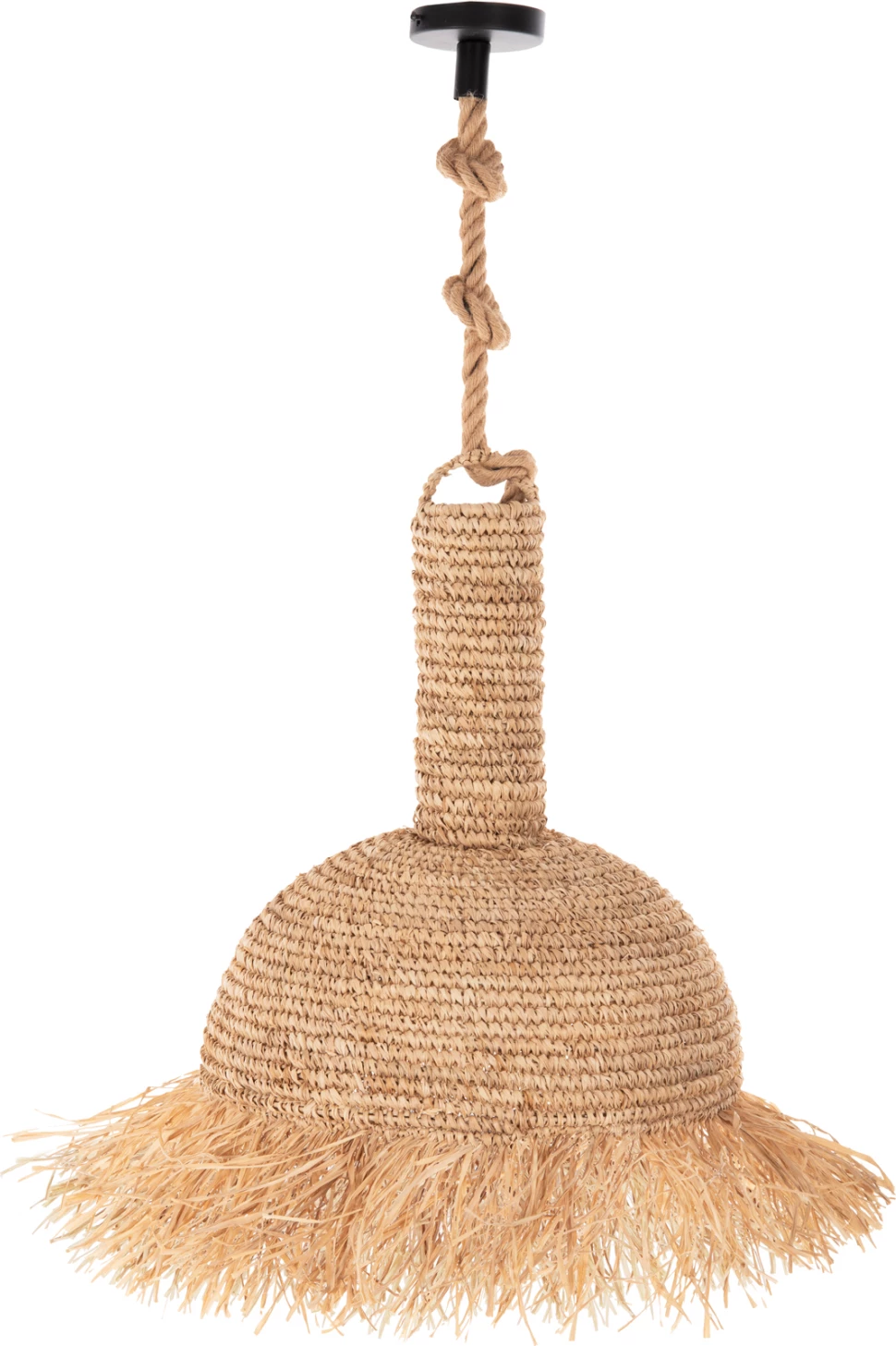 Stropna viseča svetilka set FH11923 vrv in vlakna posušenih palmovih listov Φ41.5Χ150H cm