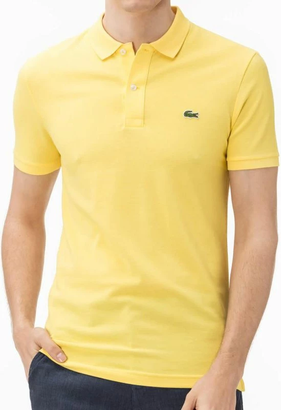Polo majica Lacoste za moške, rumena