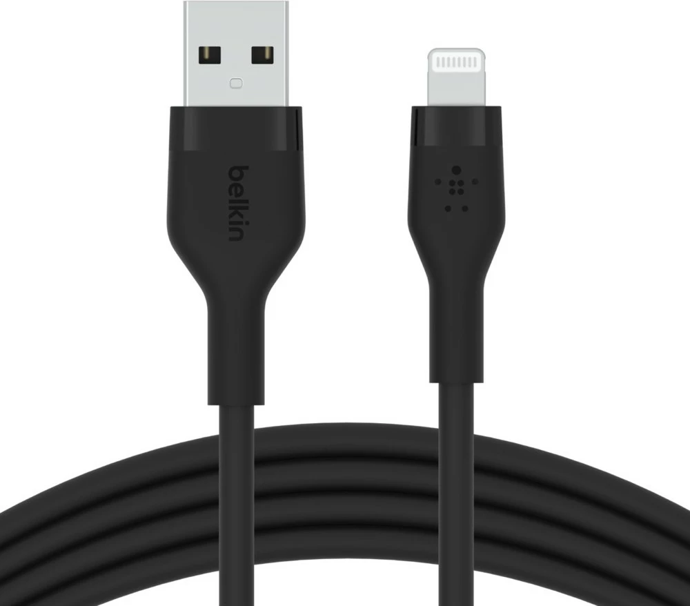 Kabel USB A na USB C/Lightning Belkin CAA008BT1MBK, 1 m, črn
