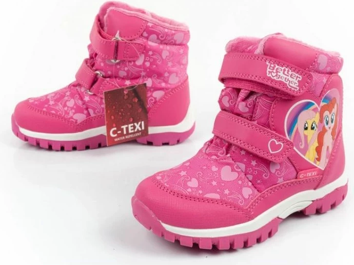 Zimski škornji za otroke Inny, rožnati Zimski škornji za otroke Inny, rožnati