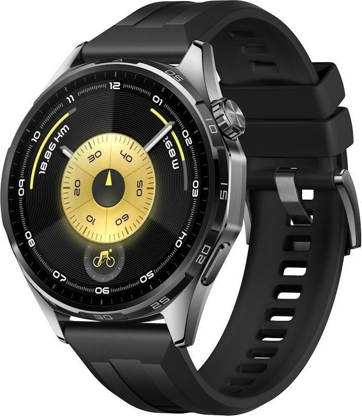 Pametna ura Huawei WATCH GT6 41 mm, črn pašček iz fluoroelastomera