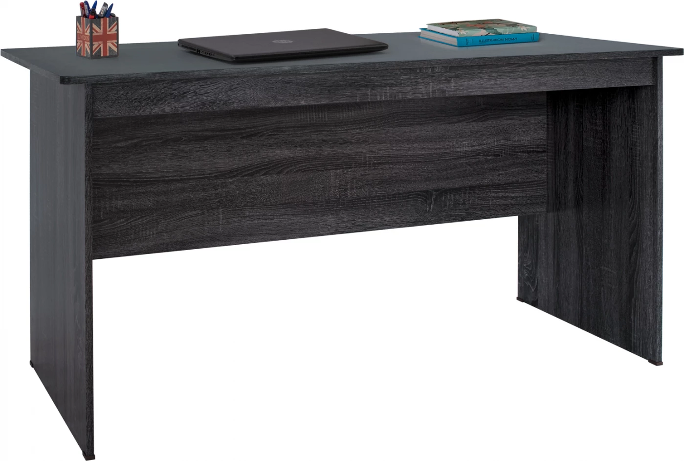 Pisarniško pohištvo iz melamina 150x71x74,5 FH2284.01 v sivi barvi