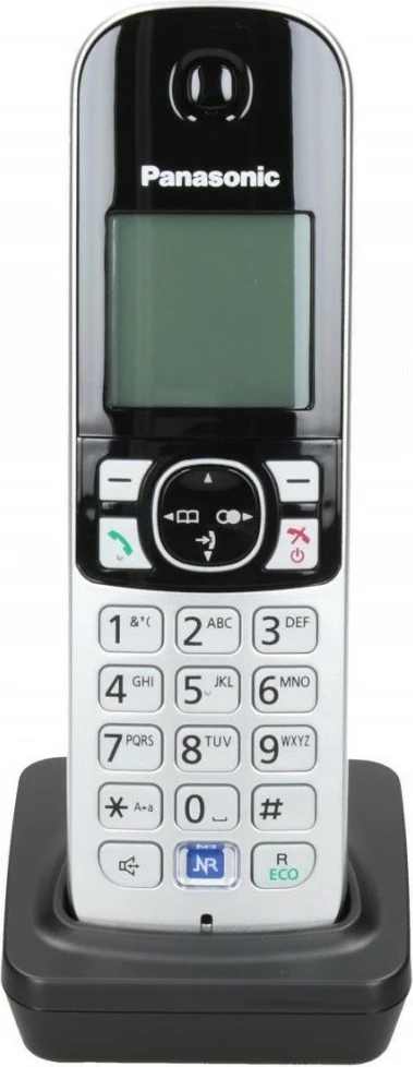 Dodatna slušalka za brezžični telefon Panasonic KX-TGA 681, zaslon 1,8", črna