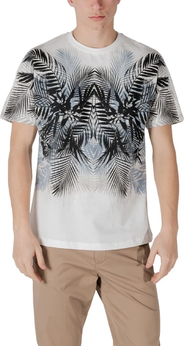 Majica z cvetličnim vzorcem Antony Morato, bela