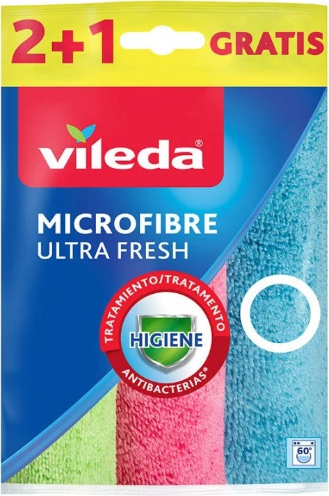 Set mikrofiberskih krp za čiščenje Ultra Fresh Vileda, 3 kosi