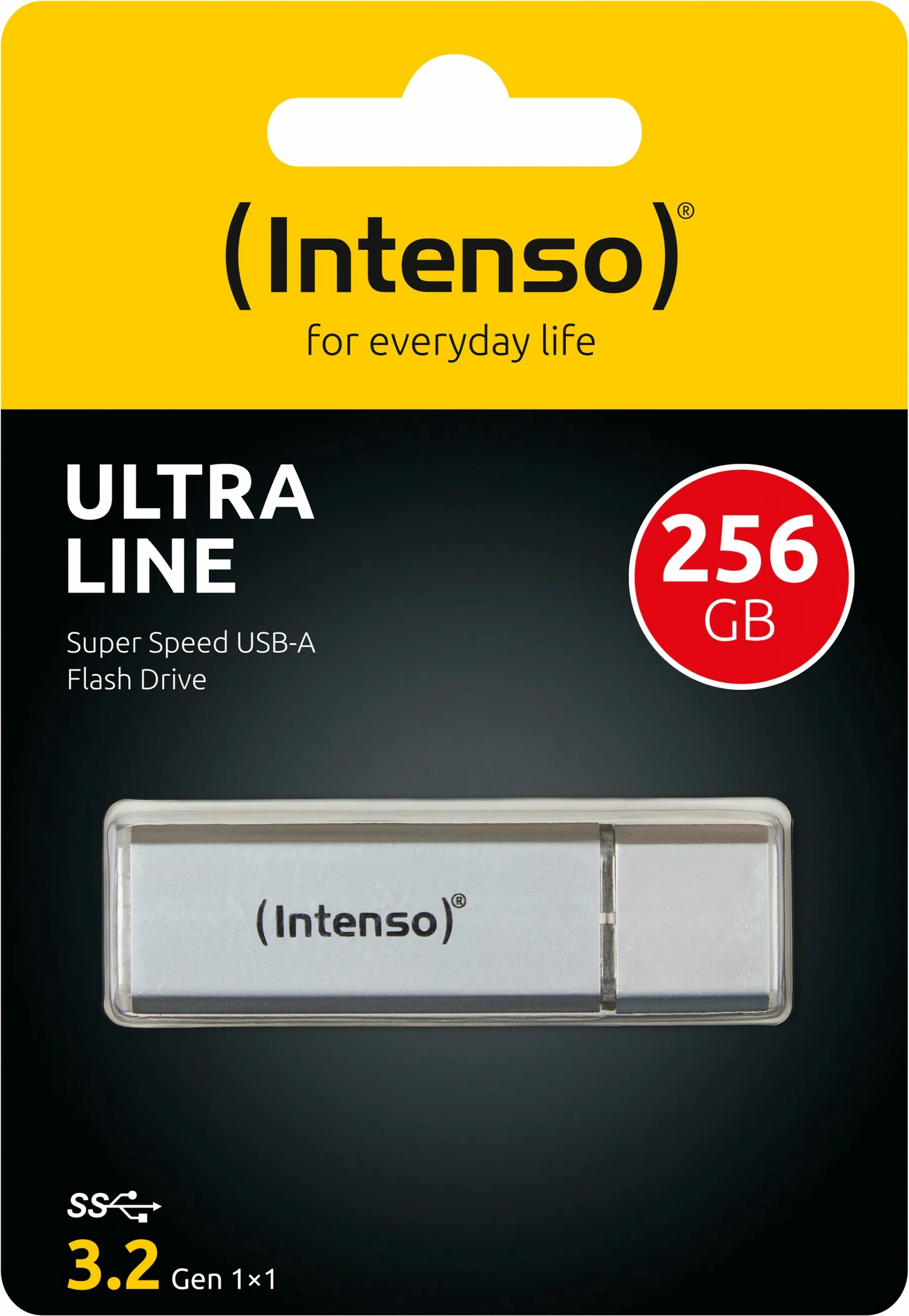 USB za shranjevanje Intenso Ultra Line 256 GB, USB Type-A, 3.2 Gen 1, srebrn USB za shranjevanje Intenso Ultra Line 256 GB, USB Type-A, 3.2 Gen 1, srebrn