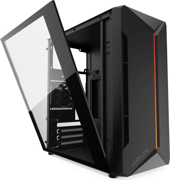 Mala ohišje za računalnik Krux Astro, črno