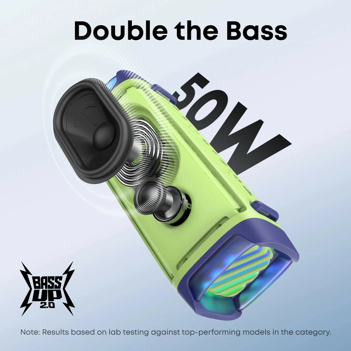 Prenosni zvočnik Anker Soundcore Boom 3i, Bluetooth, 16 ur baterije, zelen