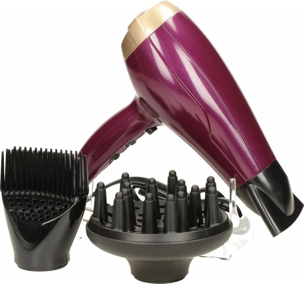 Sušilec za lase 2300 W, ionski, 3 stopnje temperature, 2 hitrosti, vijoličen Remington Your Style D5219