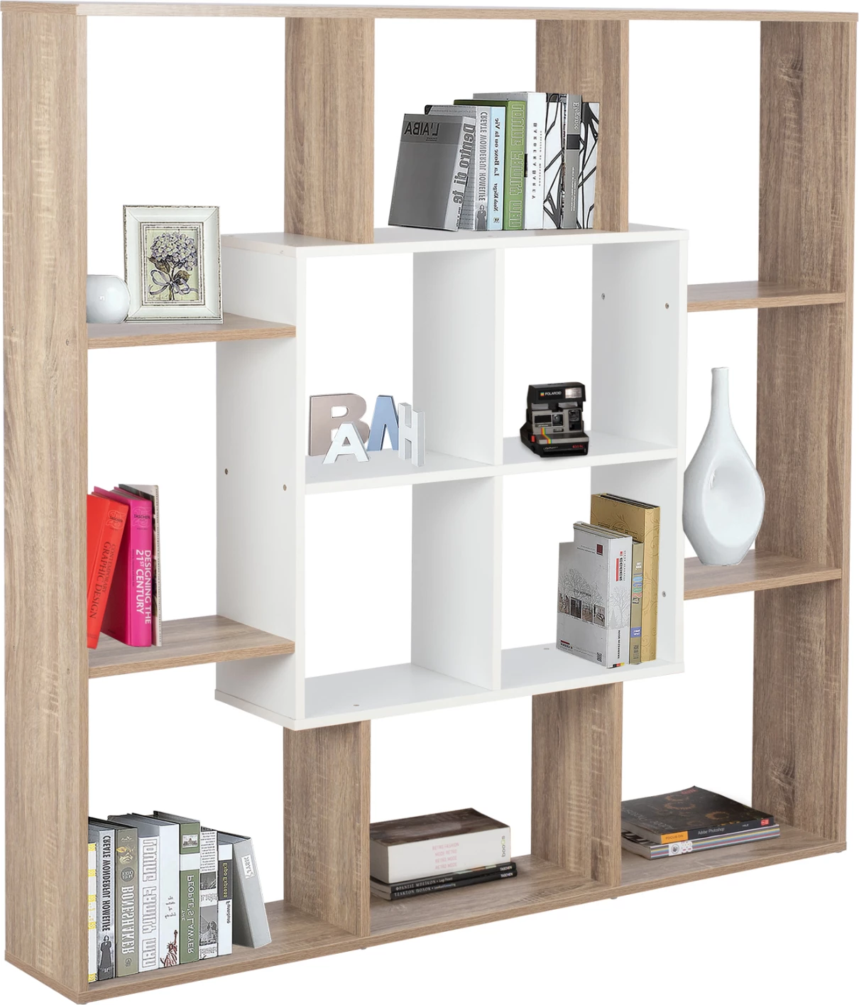 Knjižna omara Brody FH8771.01 136X22X136 bela