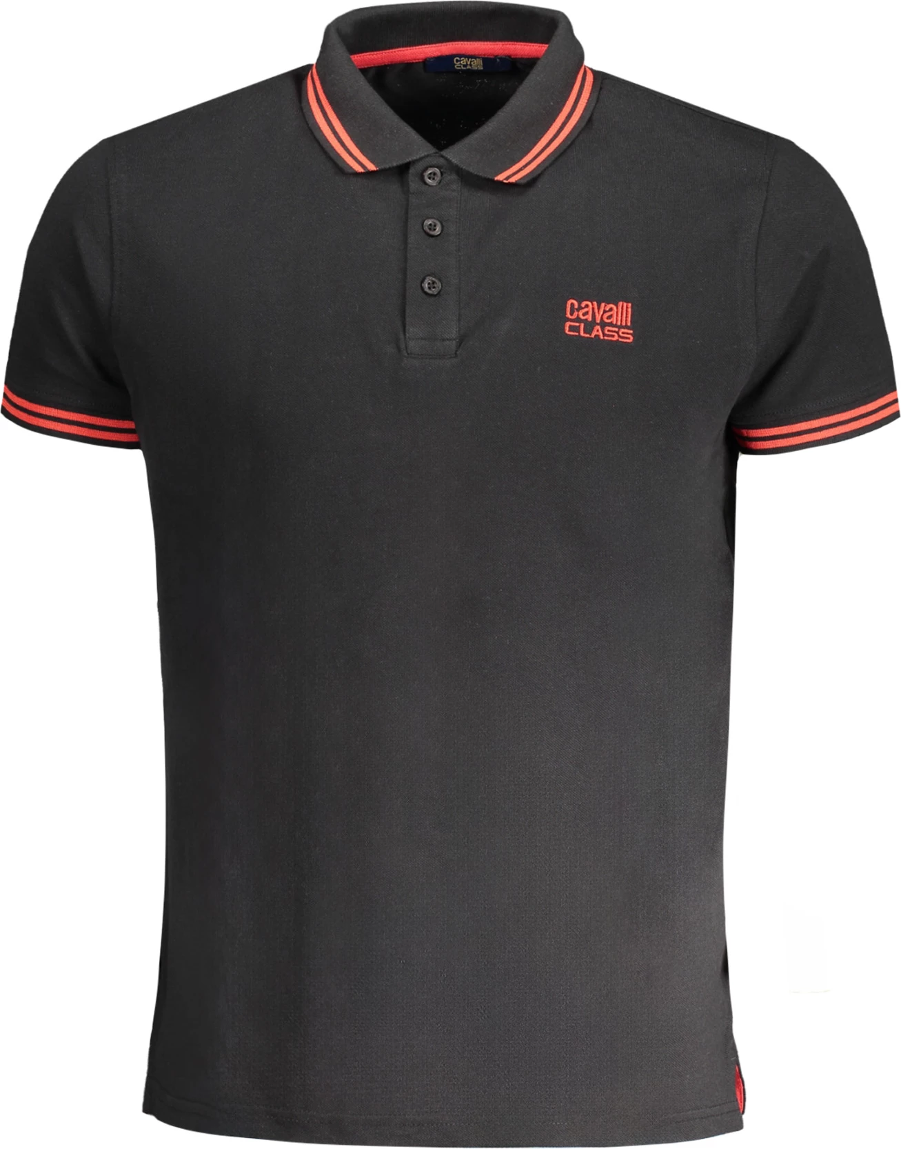 Polo majica za moške CAVALLI CLASS, črna