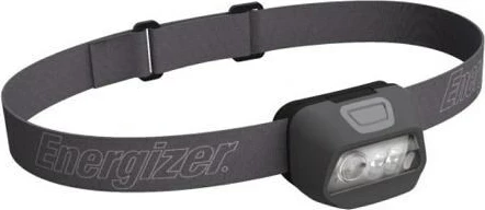 Čelna svetilka 400 lm, Energizer HDL30, 3 x AAA, siva