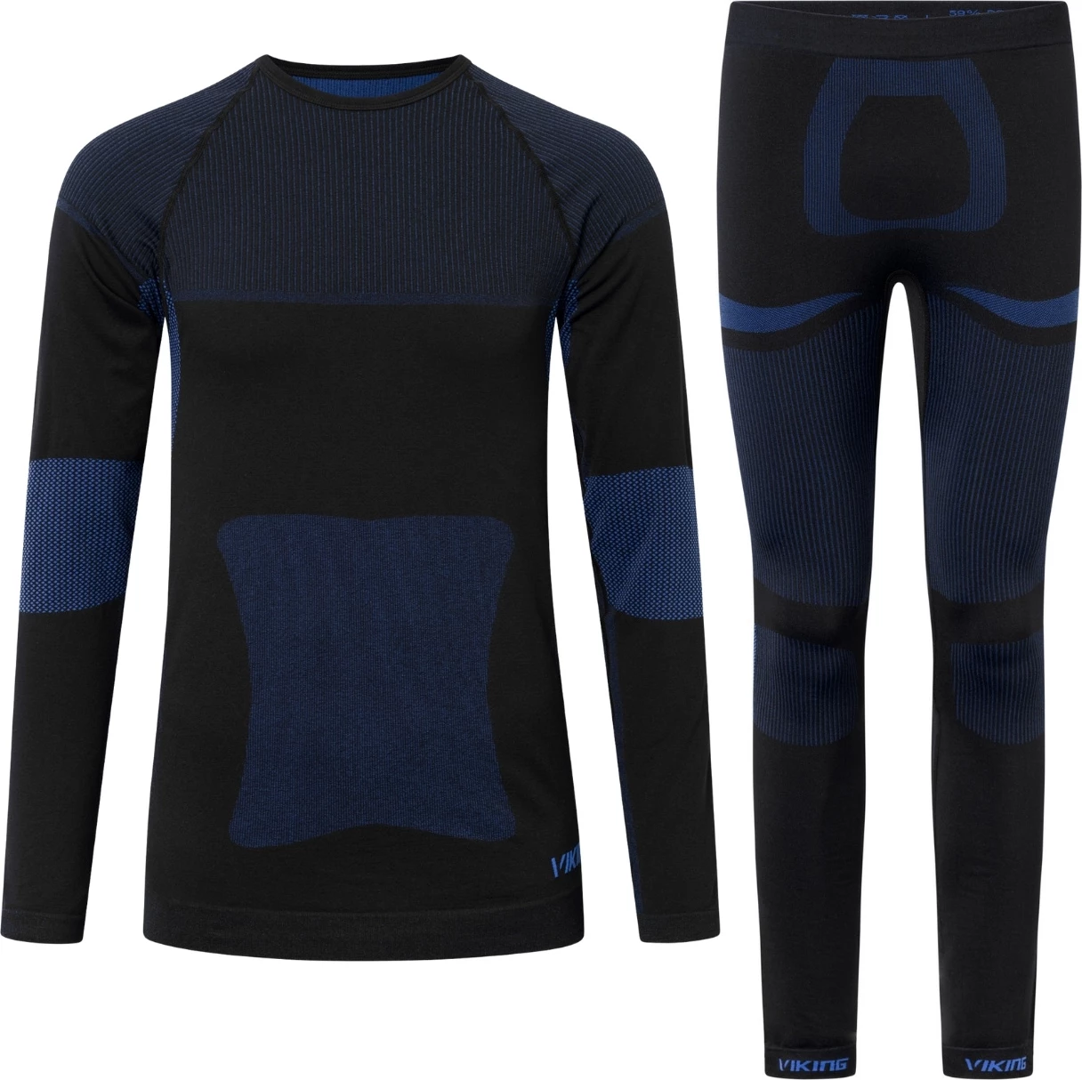 Termo spodnje perilo za moške Viking, črno-modro