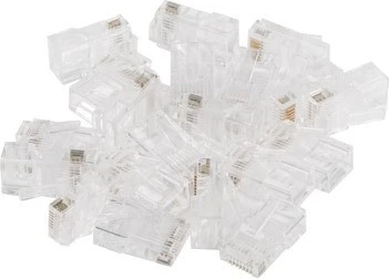 RJ45 omrežni konektorji 8P8C, LANBERG, 100 kosov, kat.5e