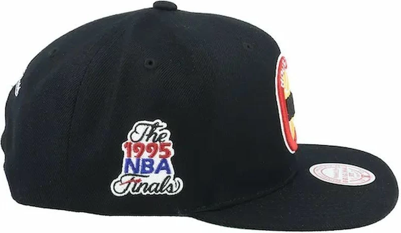 Kapa s šiltom NBA Houston Rockets Mitchell & Ness, moški, črna