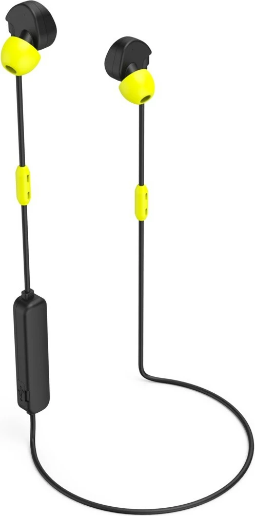 Športne brezžične slušalke z mikrofonom Hama Freedom Athletics II, Bluetooth 5.3, črno/rumene