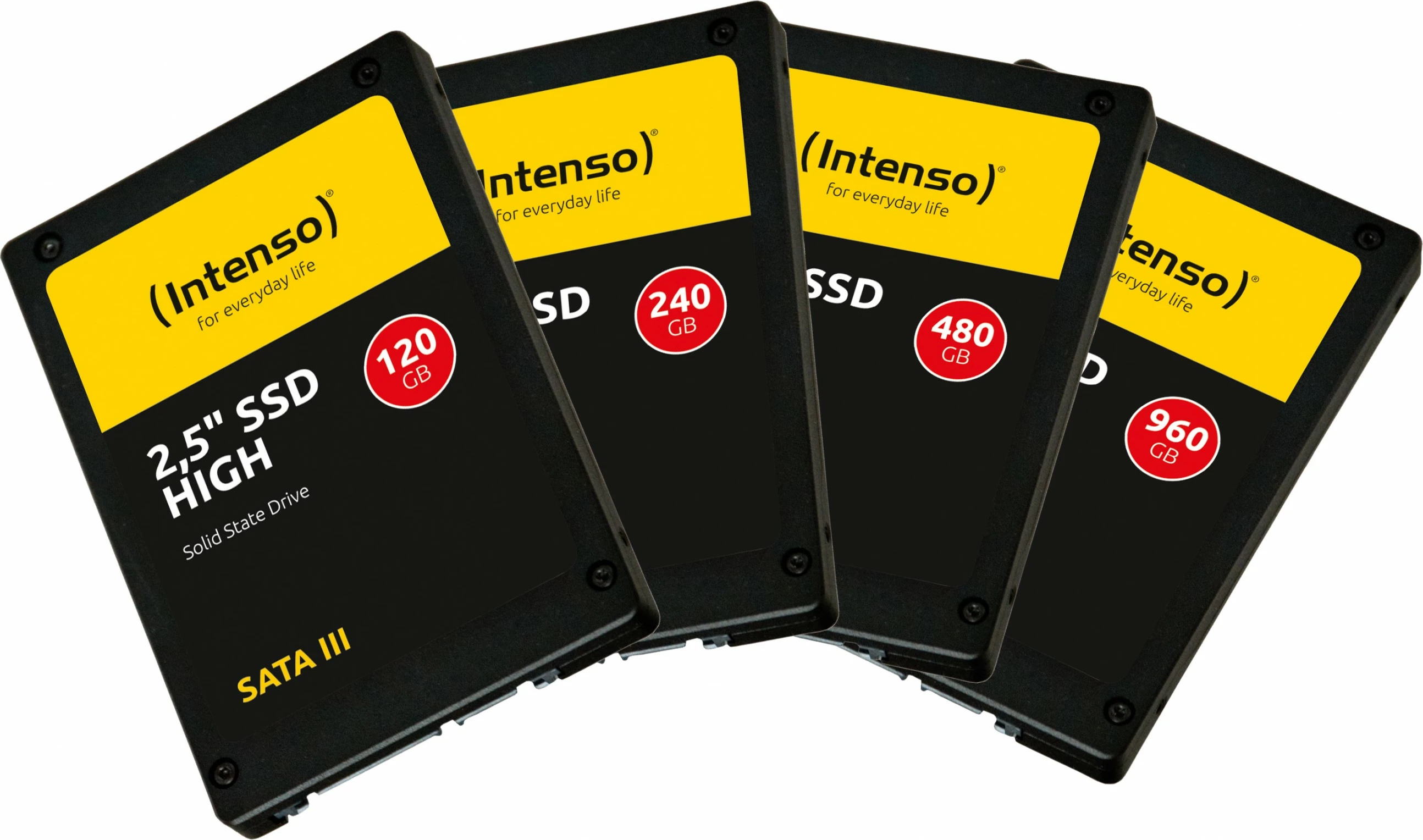 SSD Intenso High 120 GB 2,5" 520 MB/s 6 Gbit/s črn SSD Intenso High 120 GB 2,5" 520 MB/s 6 Gbit/s črn
