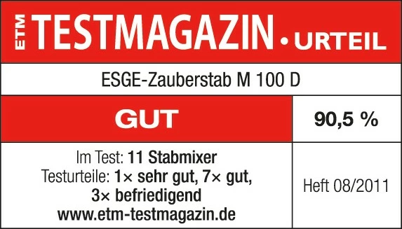 Močan palični mešalnik ESGE M 100 D, UNOLD, 120 W, črn Močan palični mešalnik ESGE M 100 D, UNOLD, 120 W, črn