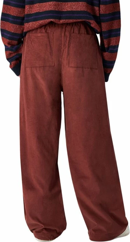 Proste hlače Champion, rjave