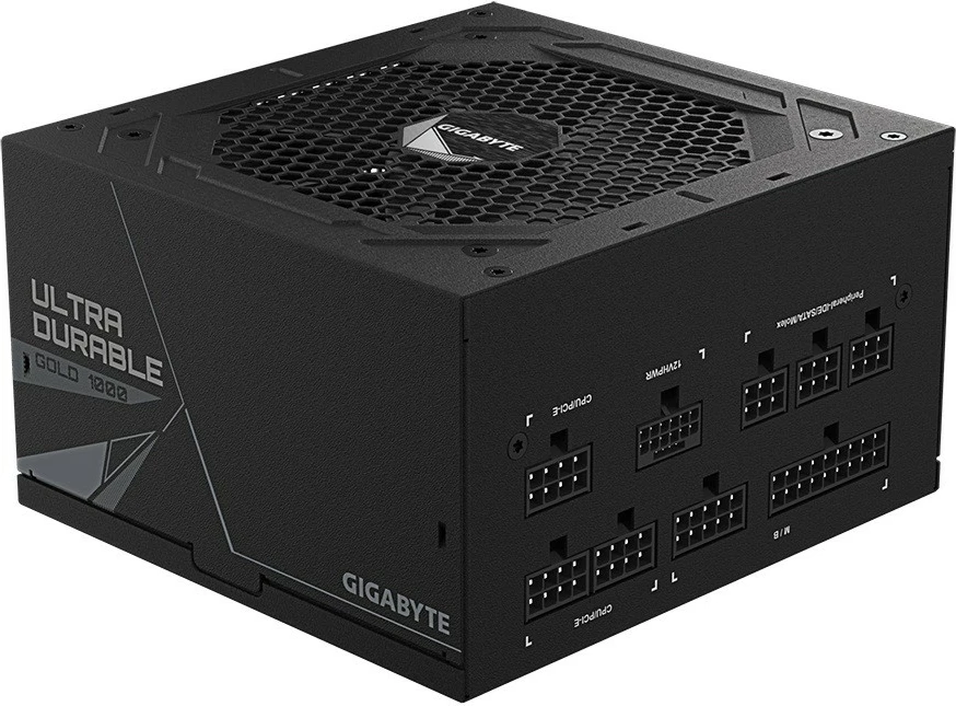 Napajalnik Gigabyte UD1000GM PG5, 1000 W, 80 PLUS Gold, ATX, modularen, črn