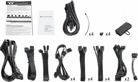 Napajalnik 1550 W, modularen, 80 PLUS Titanium, Thermaltake Toughpower TF1, črn