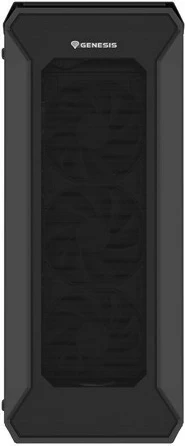 Kasa Natec Genesis Irid 505F, Midi Tower, ATX/Micro ATX/Mini ITX, 5 ventilatorjev, stekleno okno, črna