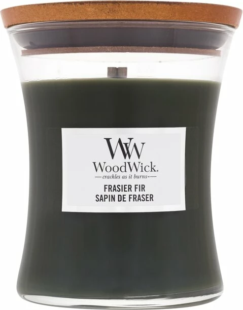 Scented Candle WoodWick Frasier Fir, 275g