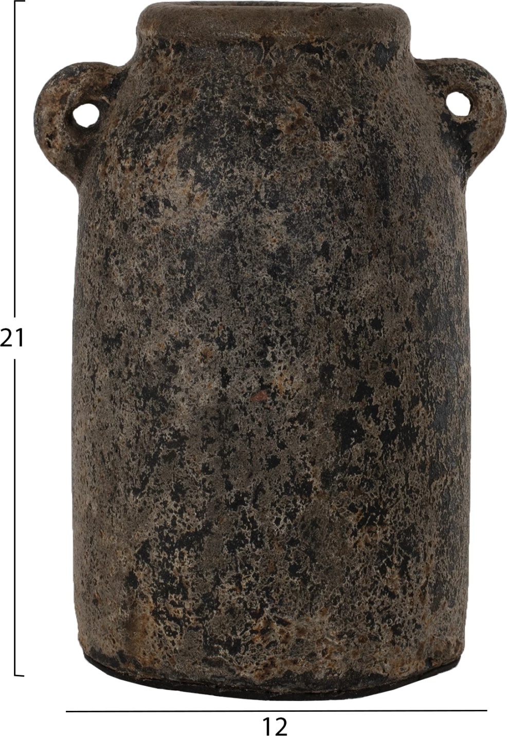 Dekorativne vaze 3 kosi FH7710 starinsko siva terakota