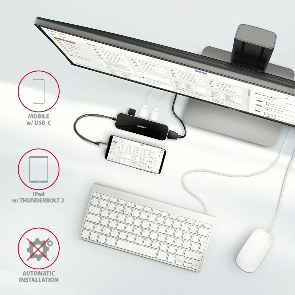 Večportni USB-C hub, 4x USB-A, HDMI, USB-C 3.2 Gen 1, PD 100W, 20 cm, črn, AXAGON HMC-6H4A Večportni USB-C hub, 4x USB-A, HDMI, USB-C 3.2 Gen 1, PD 100W, 20 cm, črn, AXAGON HMC-6H4A