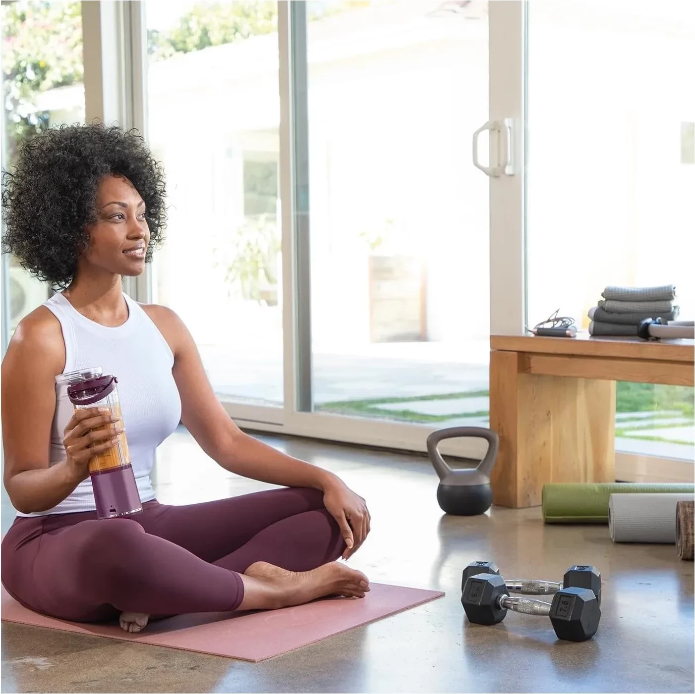 Prenosni mešalnik Ninja BC151, 0,53 L, USB-C, vijoličen