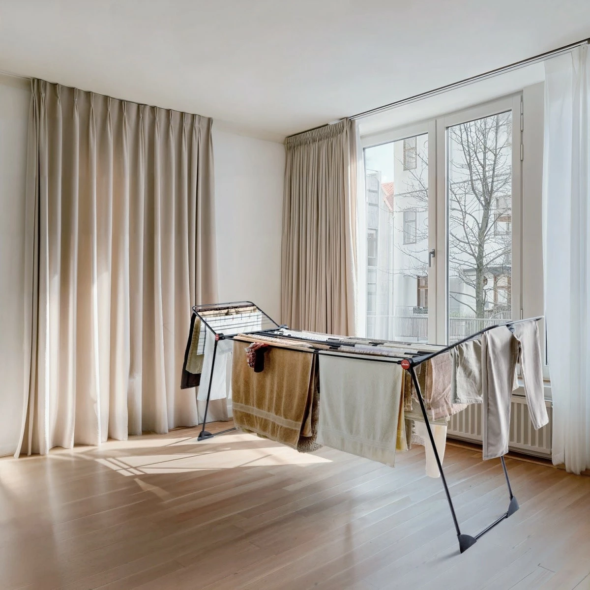 Sušilnik perila Vileda Infinity FLEX Ultimate, 30 m, črn