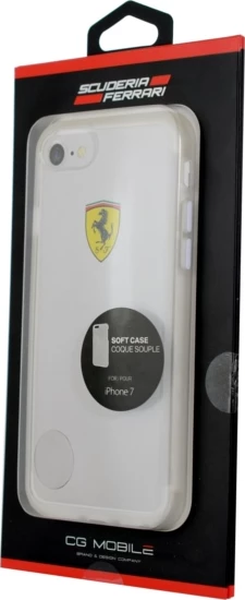 Ovitek za telefon Ferrari FEHCRFP7TR1 za iPhone 7/8/SE 2020/SE 2022, prosojen