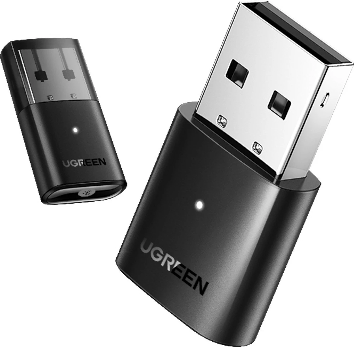 Bluetooth adapter Ugreen USB-A, Bluetooth 5.0, črn
