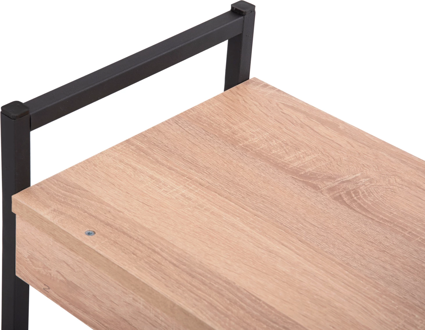 Kuhinjska organizacijska polica BECKO FH18219.03 melamin v sonoma-črni kovini 54.5x35x41Hcm