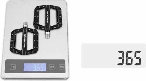 Pedala za kolo najlon, Rockbros 2017-12CBK, črne, set 2 kosa