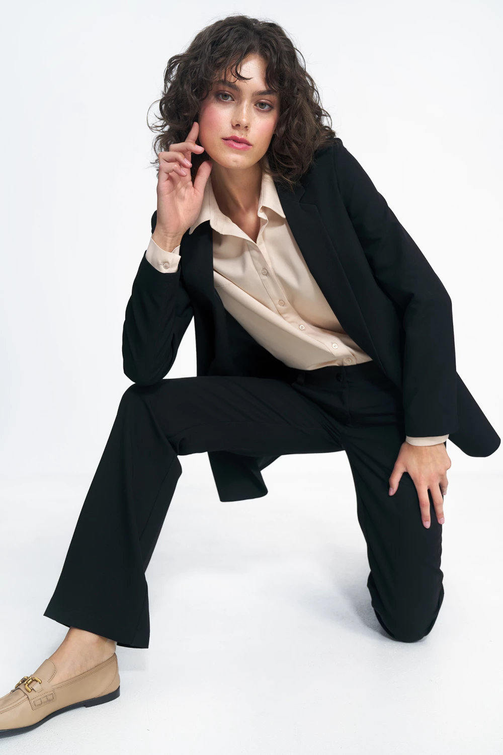 Blazer za ženske Nife 216877, črn