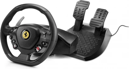 Volan z pedali Thrustmaster T80 Ferrari 488 GTB Edition 4160672, ožičen, črn