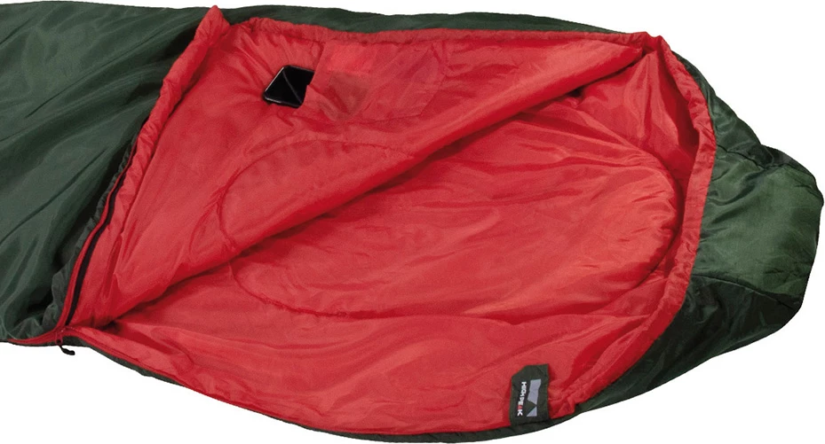 Spalna vreča High Peak Lite Pak 1200, zelena-rdeča