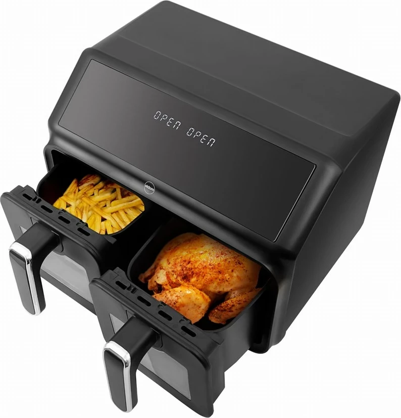 Friteza na vroč zrak ELDOM FR210 dualcrisp, 8 L, 2200 W, LED zaslon